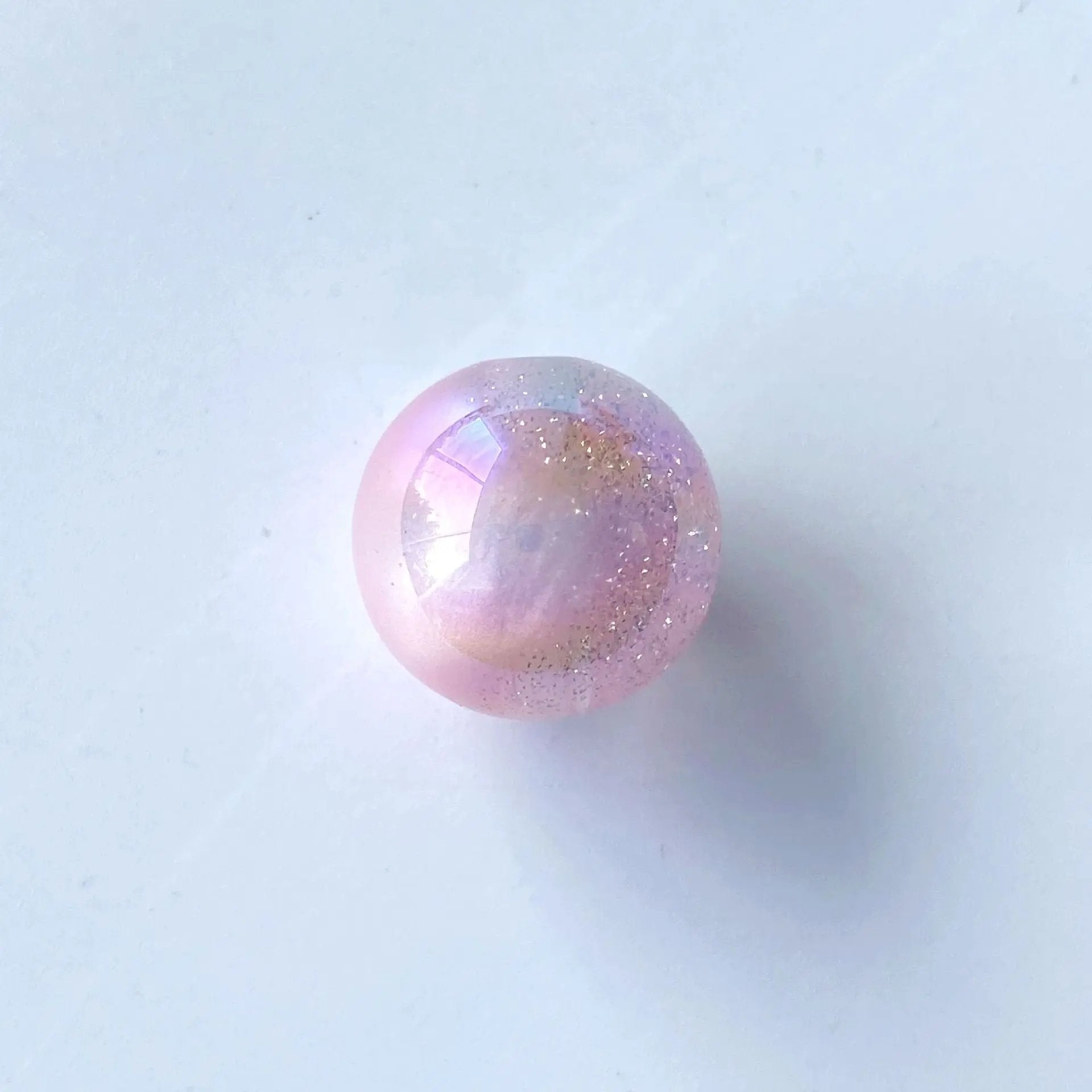 FS0082-Random Mixed Color 10MM UV Gradient Color Glitter Resin Beads Fit For Beadable Pens Zoe's DIY Shop