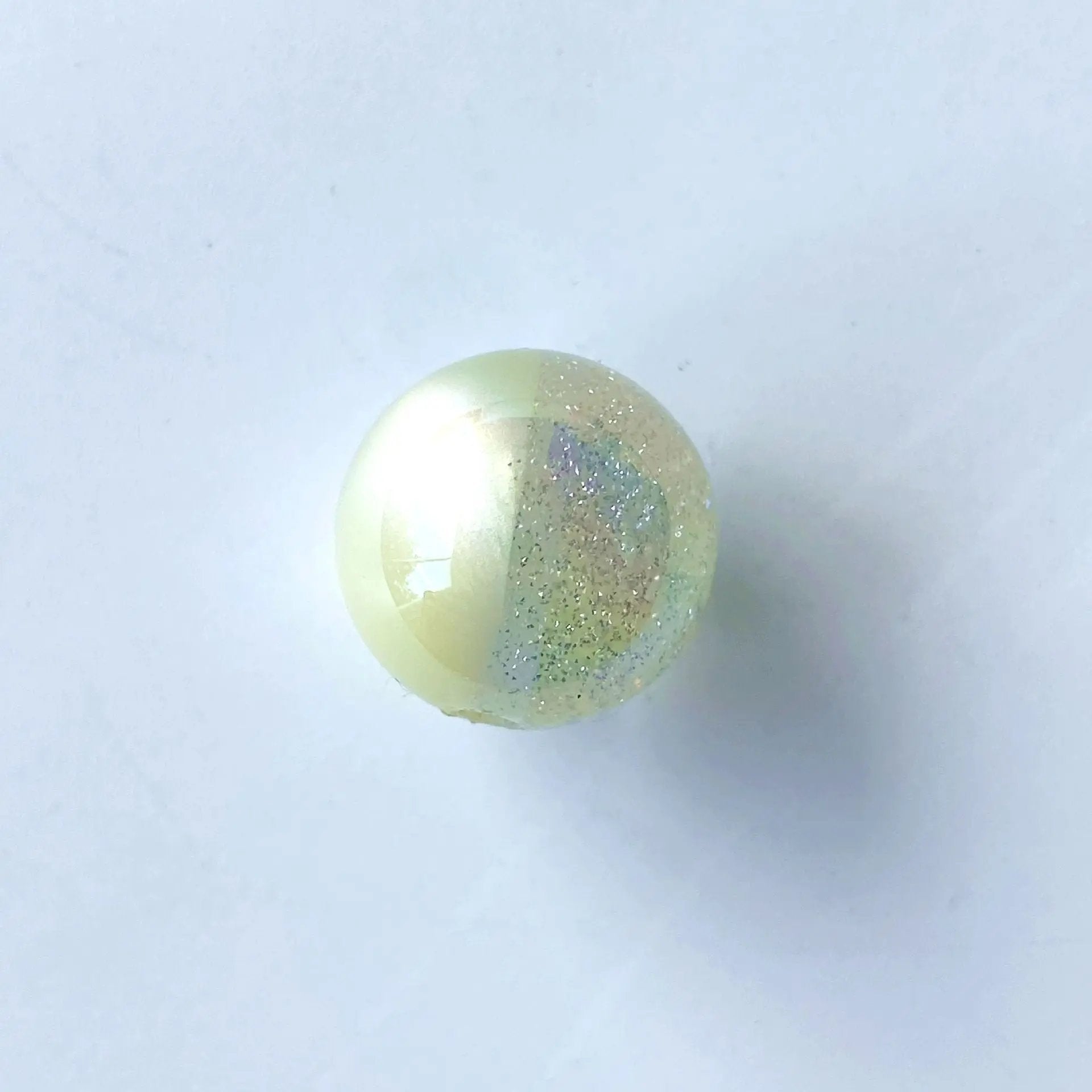 FS0082-Random Mixed Color 10MM UV Gradient Color Glitter Resin Beads Fit For Beadable Pens Zoe's DIY Shop
