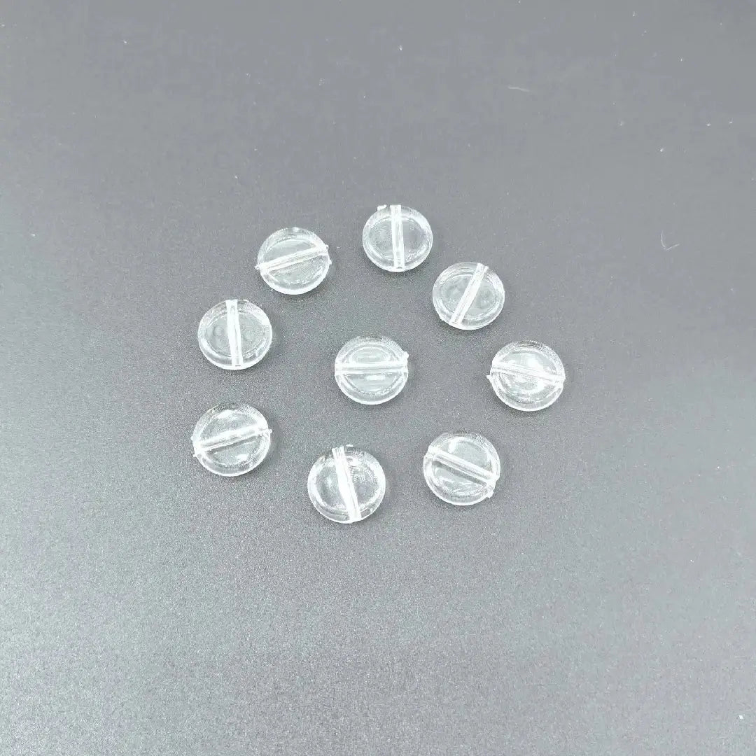 FS0387-27MM Round Plate Based Beads Zoe DIY Wholesale