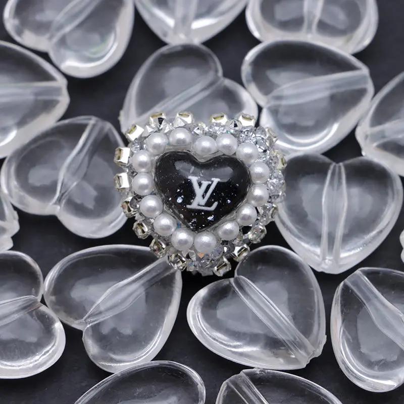 FS0625-17MM Heart Plate Base Beads 8MM Thickness Fit For BeadablePens Zoe's DIY Shop