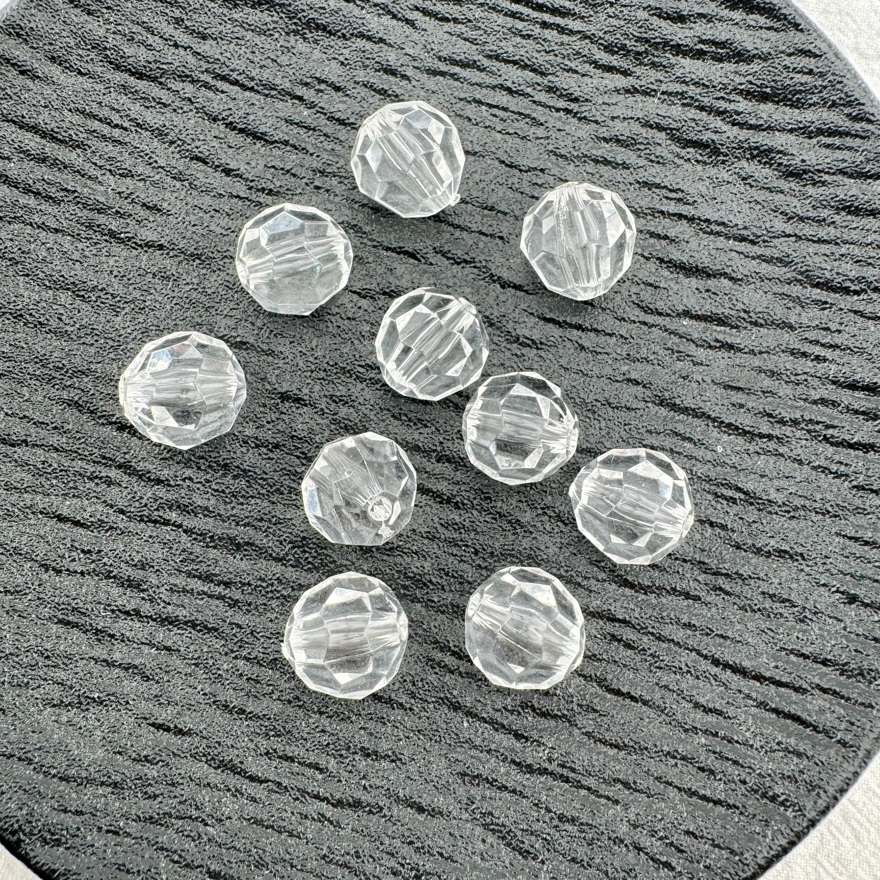 FS0830-16MM Facted Clear Based Beads Fit For Beadable Pens Zoe's DIY Shop