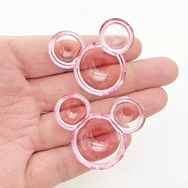 FS0875-Mickey Head Clear Shaker Box For Making Fancy Bead Zoe's DIY Shop