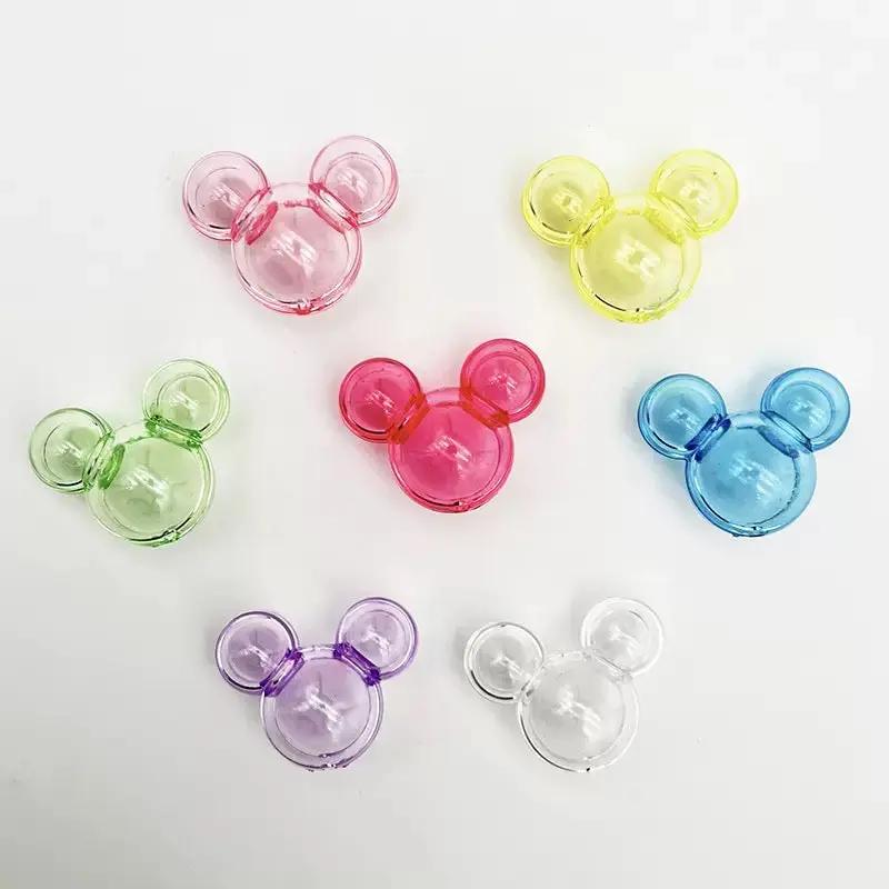 FS0875-Mickey Head Clear Shaker Box For Making Fancy Bead Zoe's DIY Shop