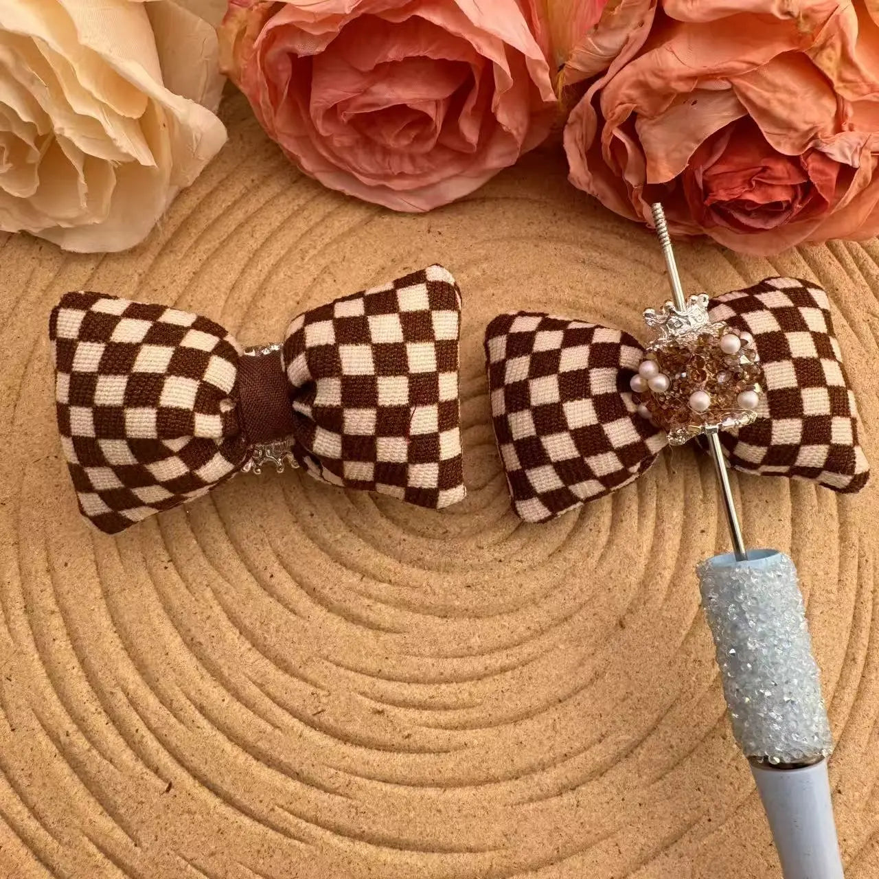 FS10034-16mm Sugar Beads With Bow Zoe DIY Wholesale