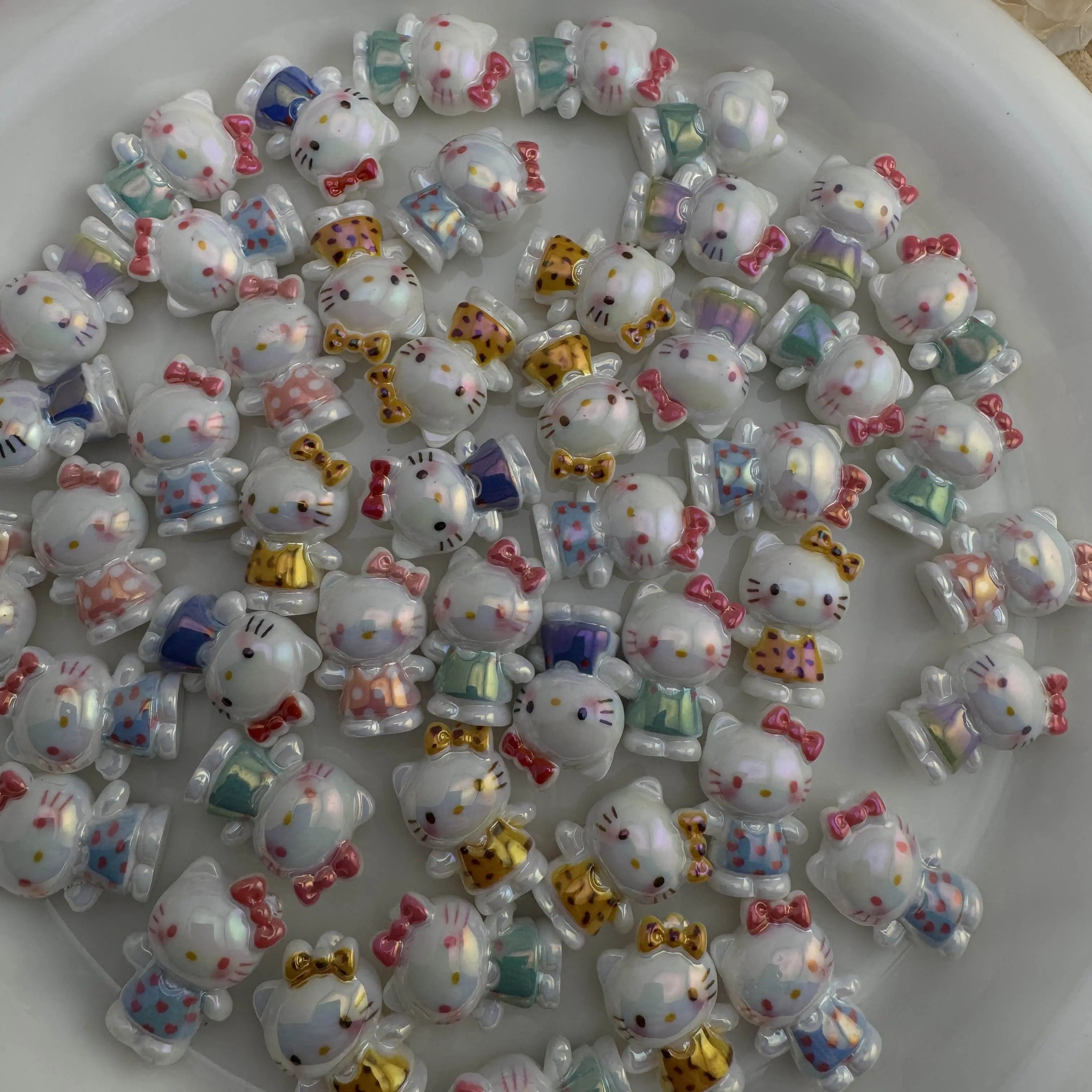 FS10069-12×20mm UV Coating HK Resin Beads For Beadable Pens Keychain Makin Zoe DIY Wholesale