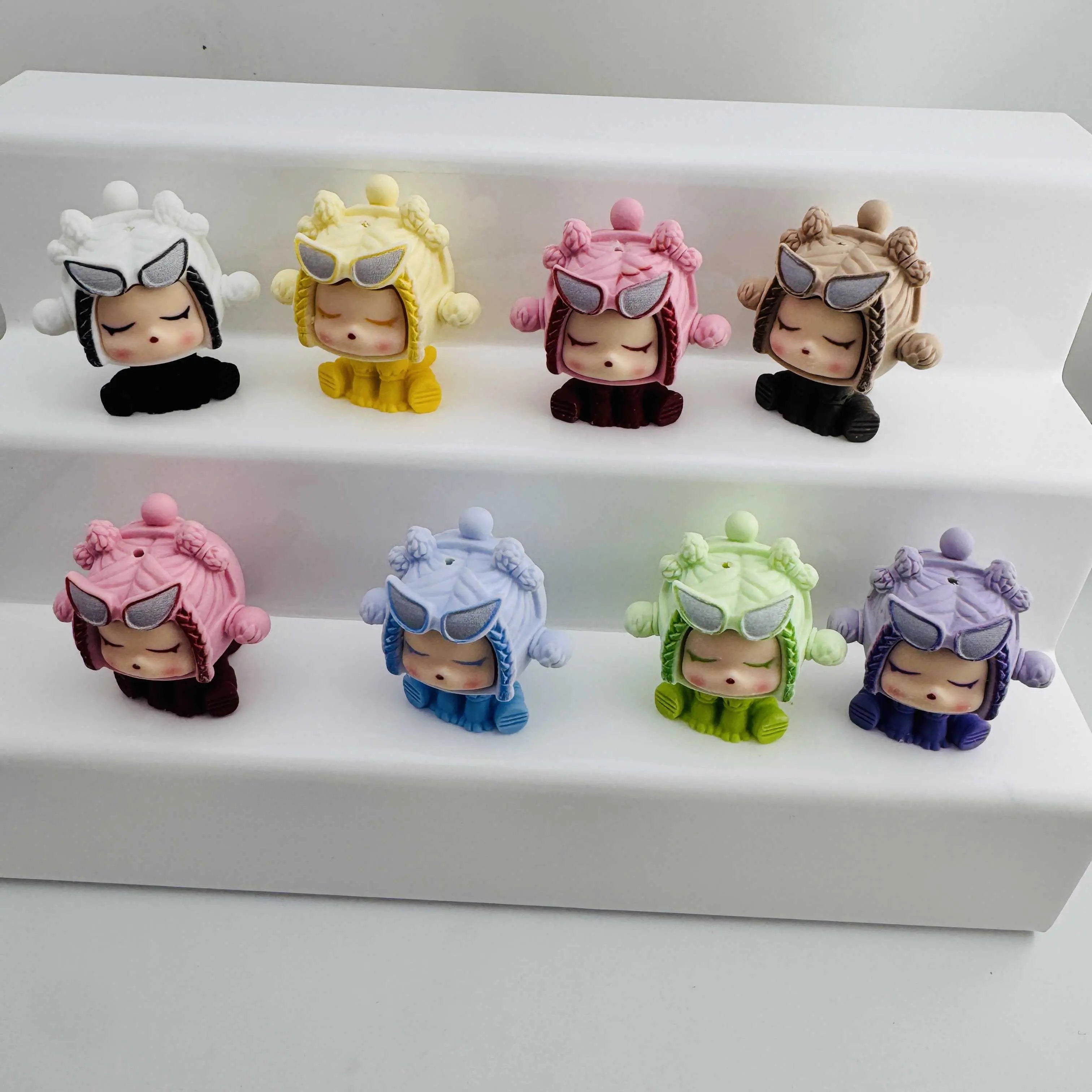 FS10074-Random Mixed SP 44mm Resin Beads For Beadable Pens Keychain Making Zoe DIY Wholesale