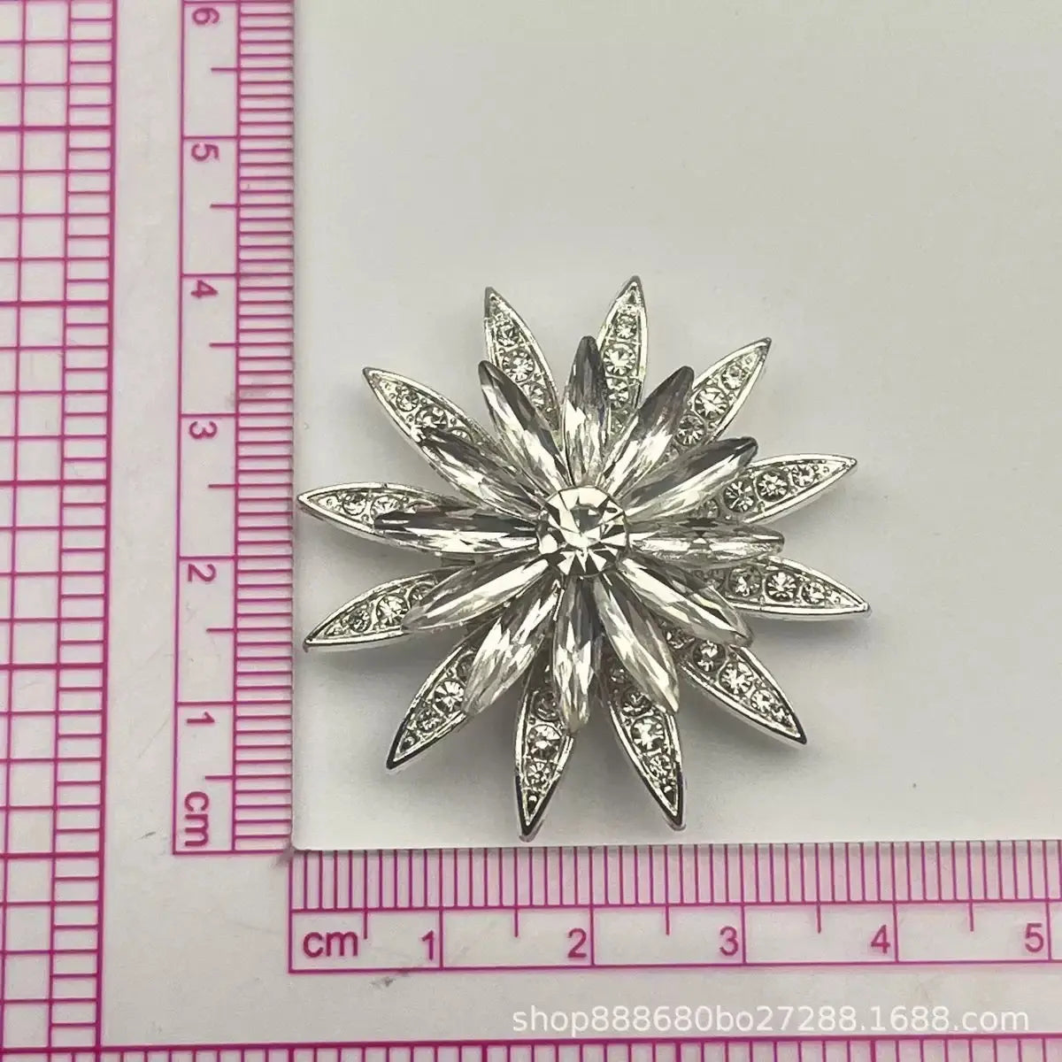 FS101035-About 38×38mm Sunflower Spinner Patch For Making Fancy Beads Or Other DIY Project Zoe DIY Wholesale