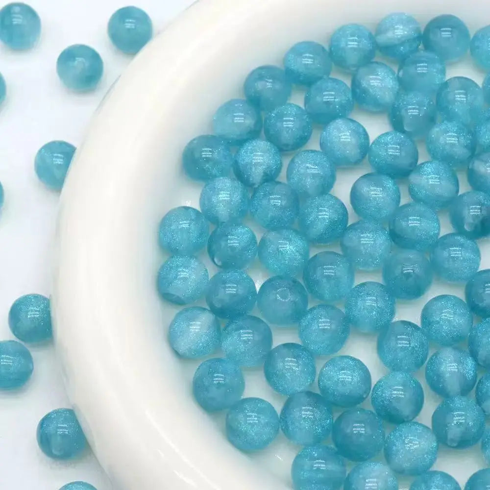 FS101057-16MM Starry Sky Round Resin Beads Zoe DIY Wholesale