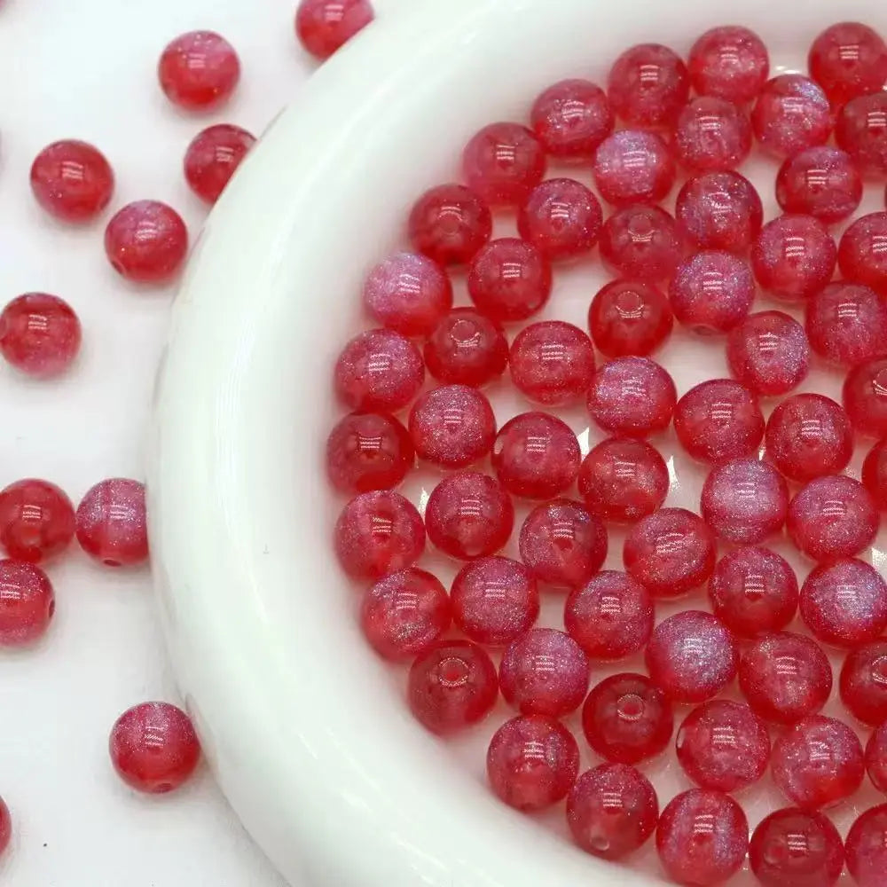 FS101057-16MM Starry Sky Round Resin Beads Zoe DIY Wholesale