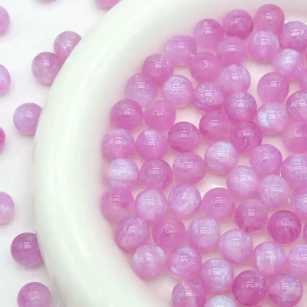 FS101057-16MM Starry Sky Round Resin Beads Zoe DIY Wholesale