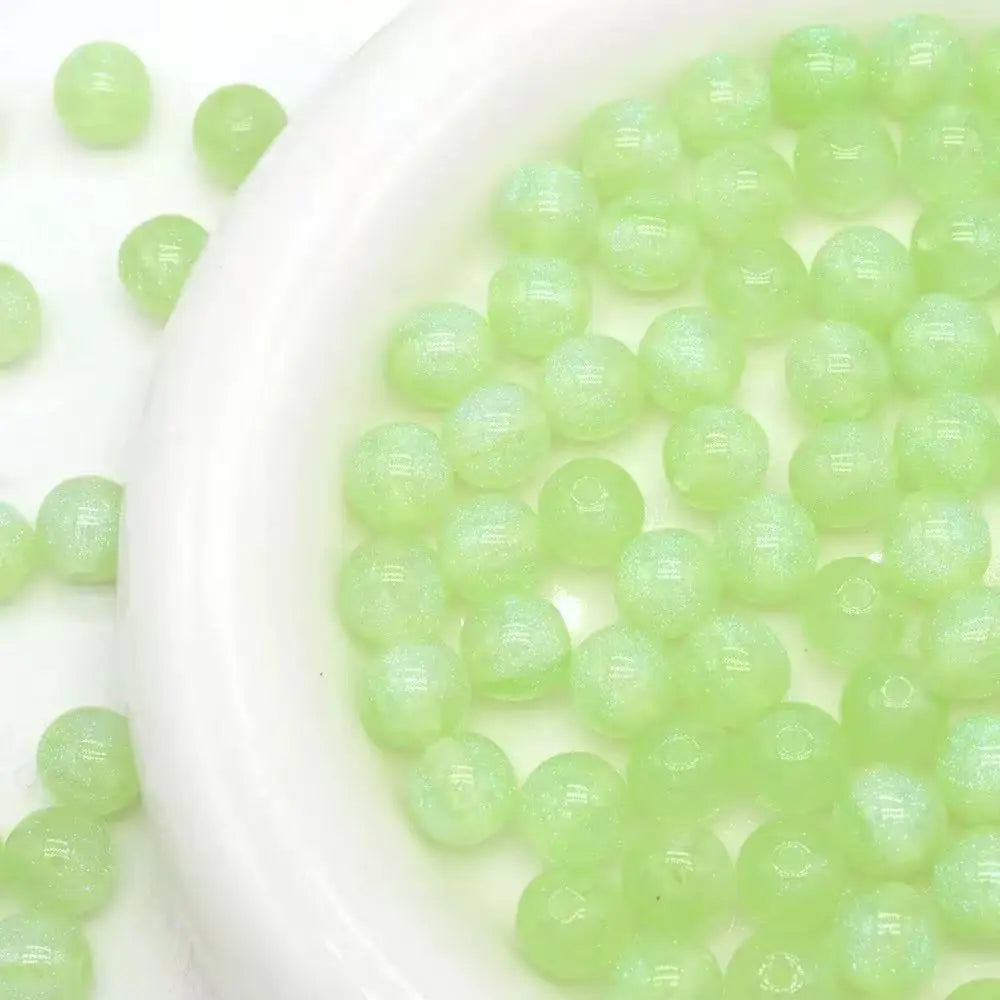 FS101057-16MM Starry Sky Round Resin Beads Zoe DIY Wholesale