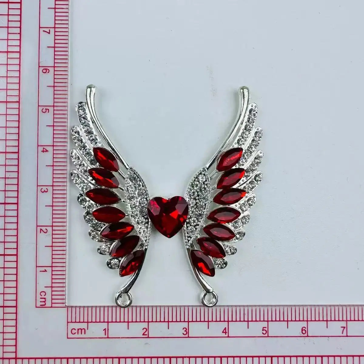 FS101147-5.5*4.8cm Angle Wings Metal Patch Zoe DIY Wholesale