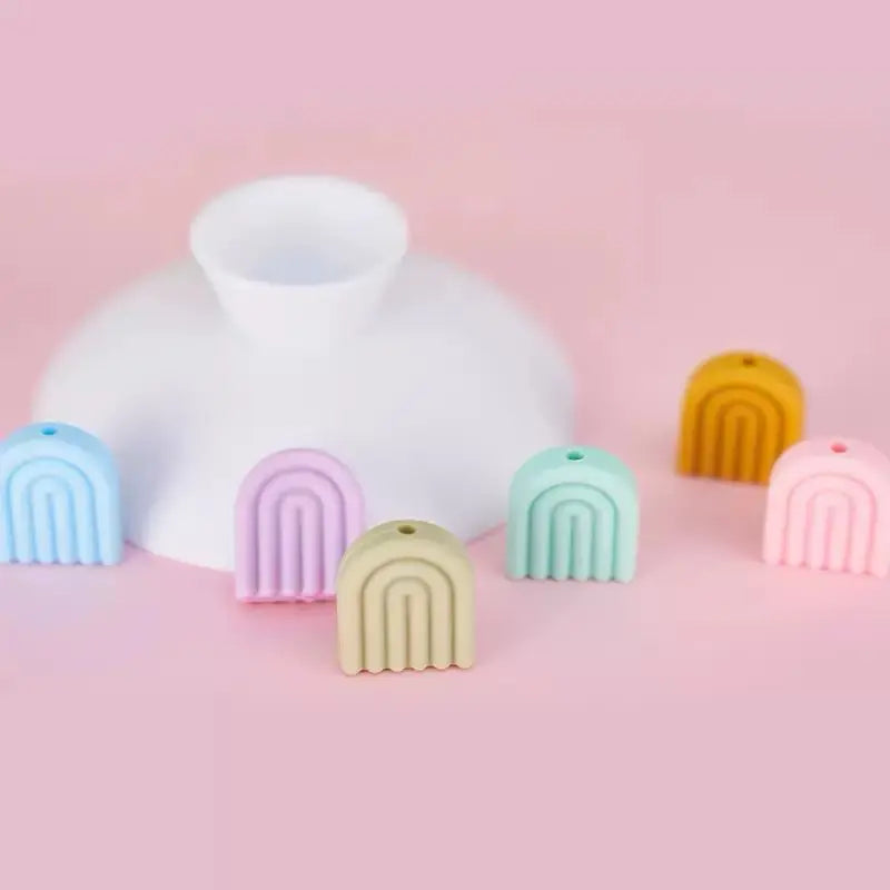 FS101149-About 15*20mm Silicone Beads Zoe DIY Wholesale