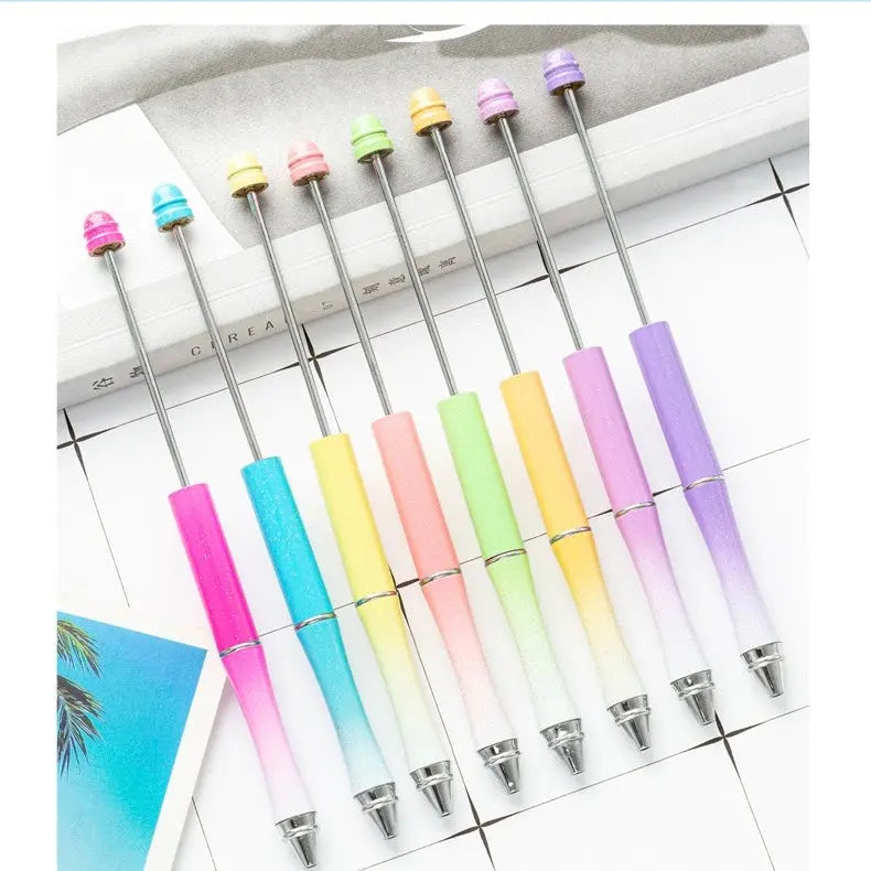 FS101171-Metal Beadable Pen Zoe DIY Wholesale