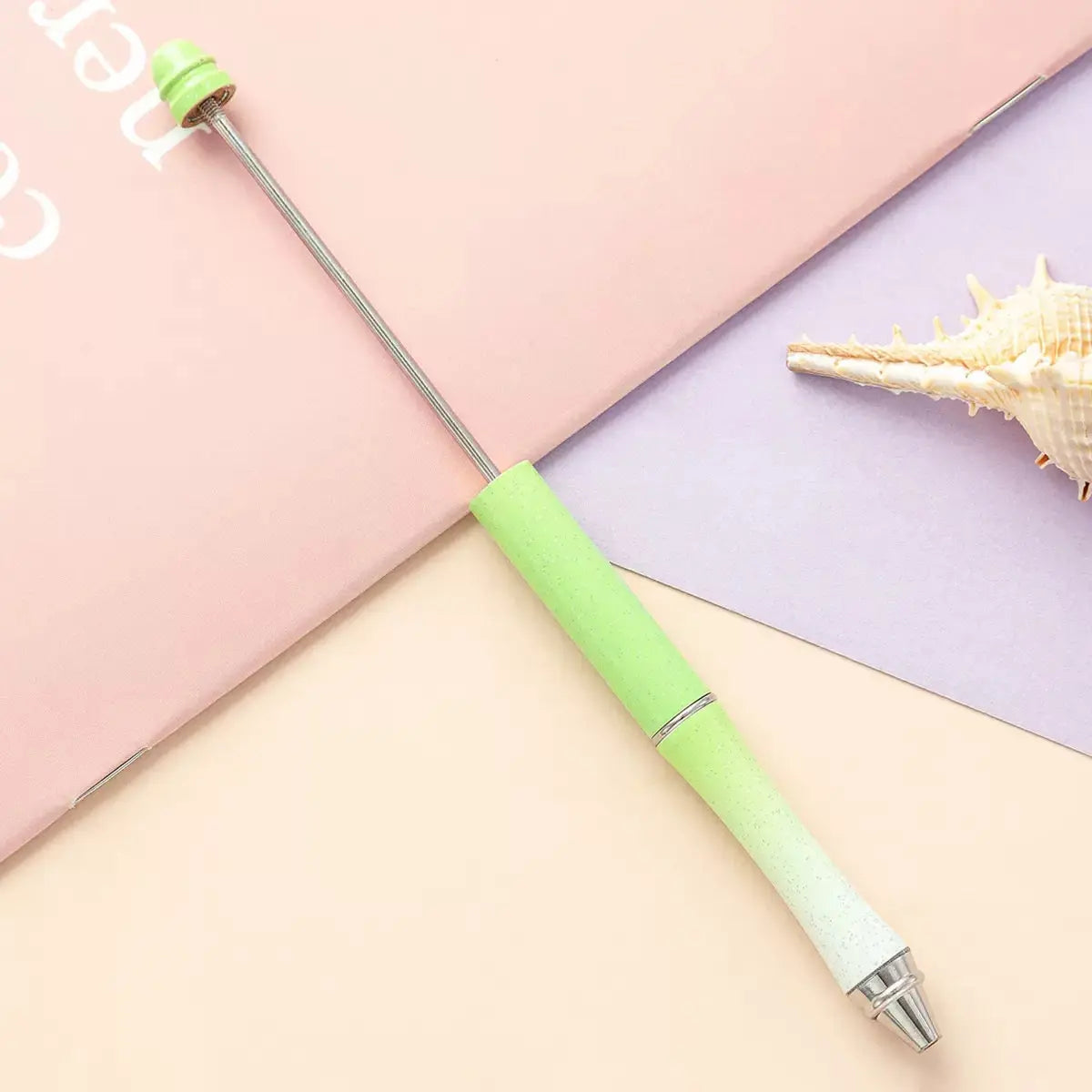 FS101171-Metal Beadable Pen Zoe DIY Wholesale