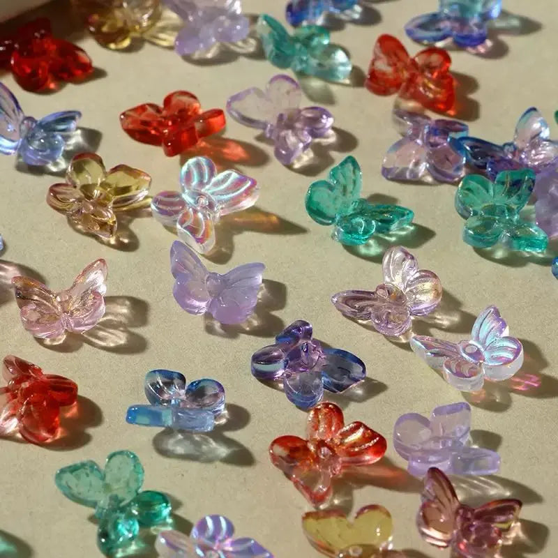 FS101250-9*11MM Czech Glass Butterfly Pendant Zoe DIY Wholesale