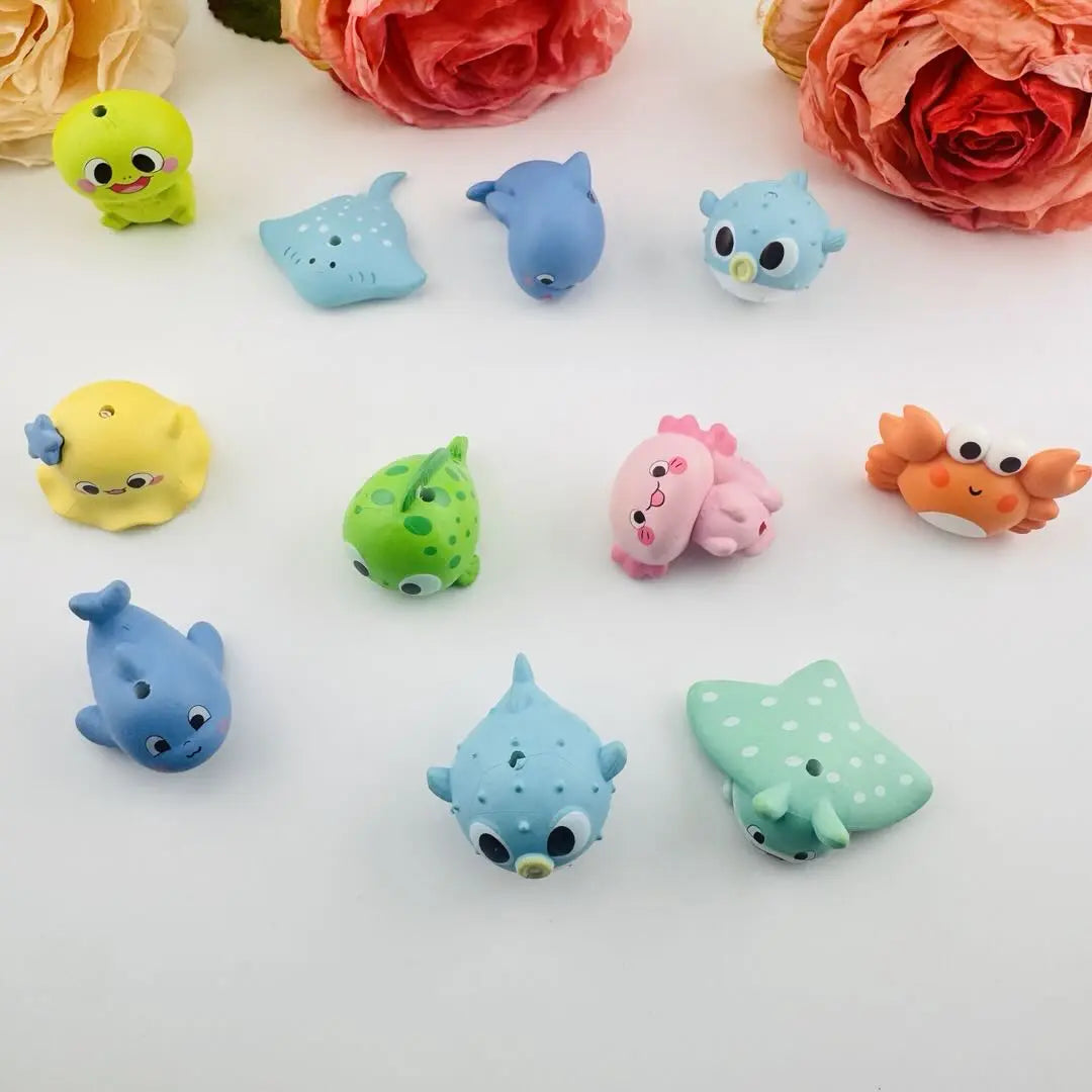 FS101267-marine organism resin beads Zoe DIY Wholesale