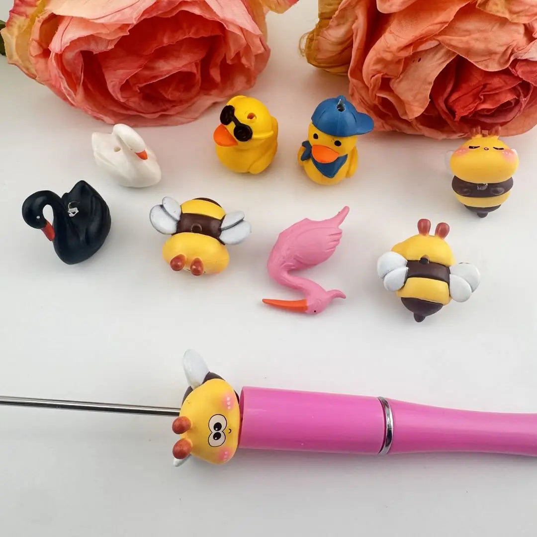 FS101268-Animals Resin Beads Zoe DIY Wholesale