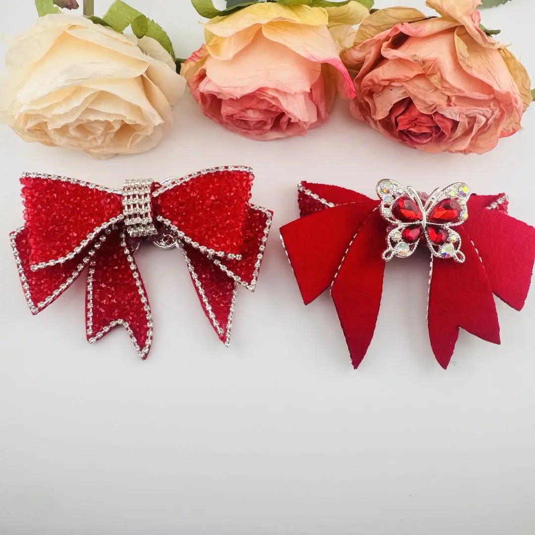 FS101273-9*11cm Butterfly Bow Fancy Beads Zoe DIY Wholesale