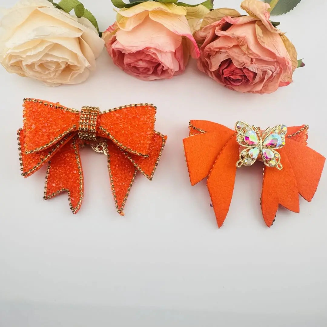 FS101273-9*11cm Butterfly Bow Fancy Beads Zoe DIY Wholesale