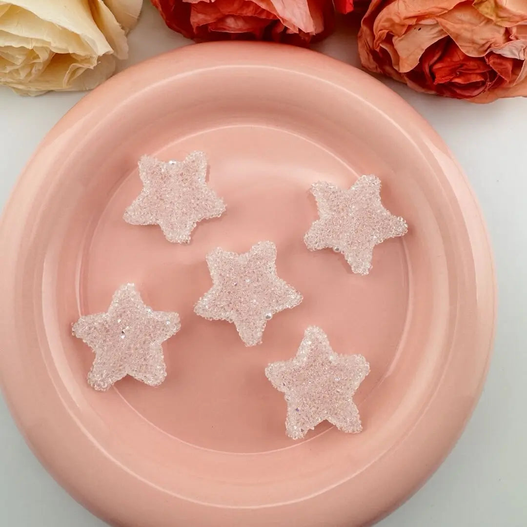 FS101287-About 30mm Star Sugar Beads Zoe DIY Wholesale