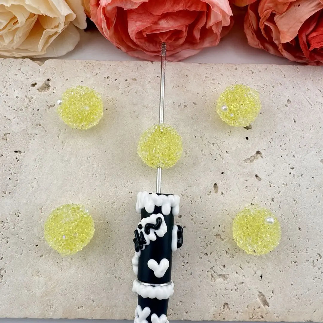 FS101313-About 16mm Sugar Beads Zoe DIY Wholesale