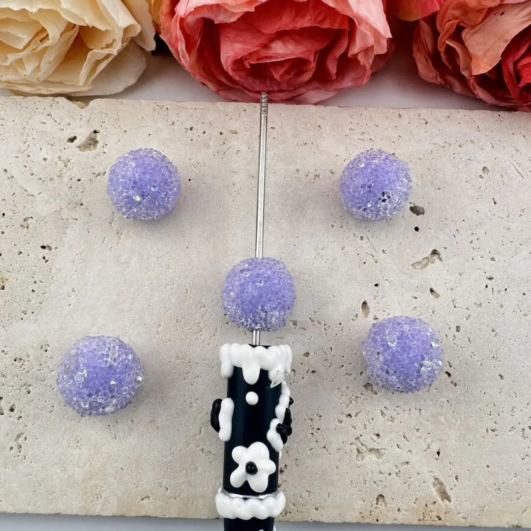 FS101313-About 16mm Sugar Beads Zoe DIY Wholesale