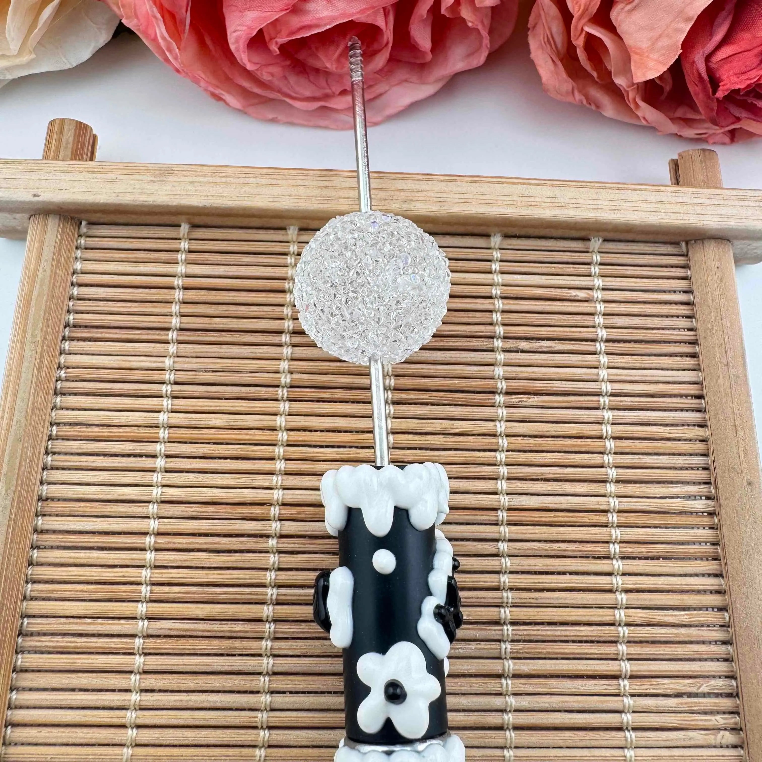 FS101375-20mm Sugar Acrylic Beads Fit For Beadable Pens Jewelry Making Keychain Making Zoe DIY Wholesale