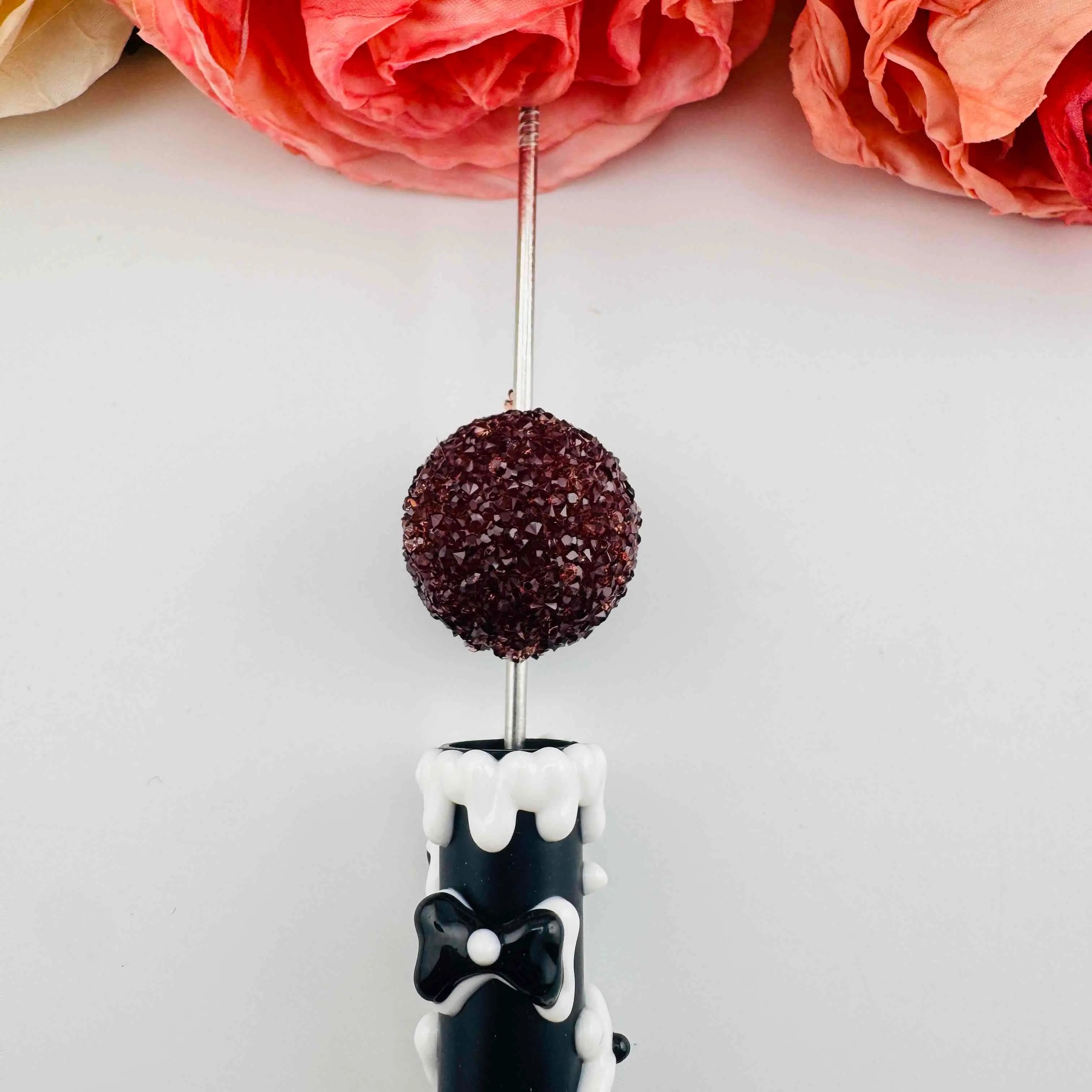 FS101375-20mm Sugar Acrylic Beads Fit For Beadable Pens Jewelry Making Keychain Making Zoe DIY Wholesale