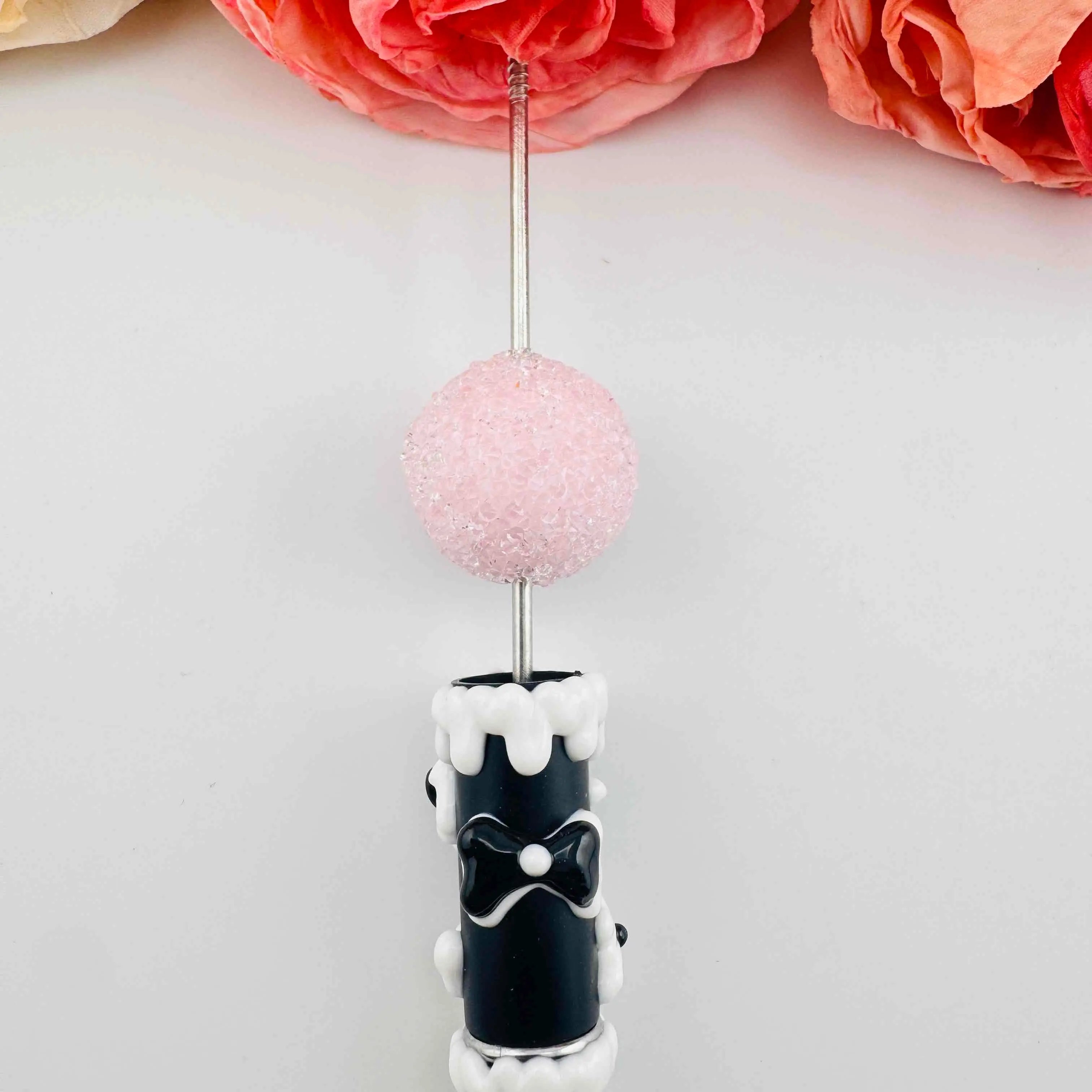 FS101375-20mm Sugar Acrylic Beads Fit For Beadable Pens Jewelry Making Keychain Making Zoe DIY Wholesale