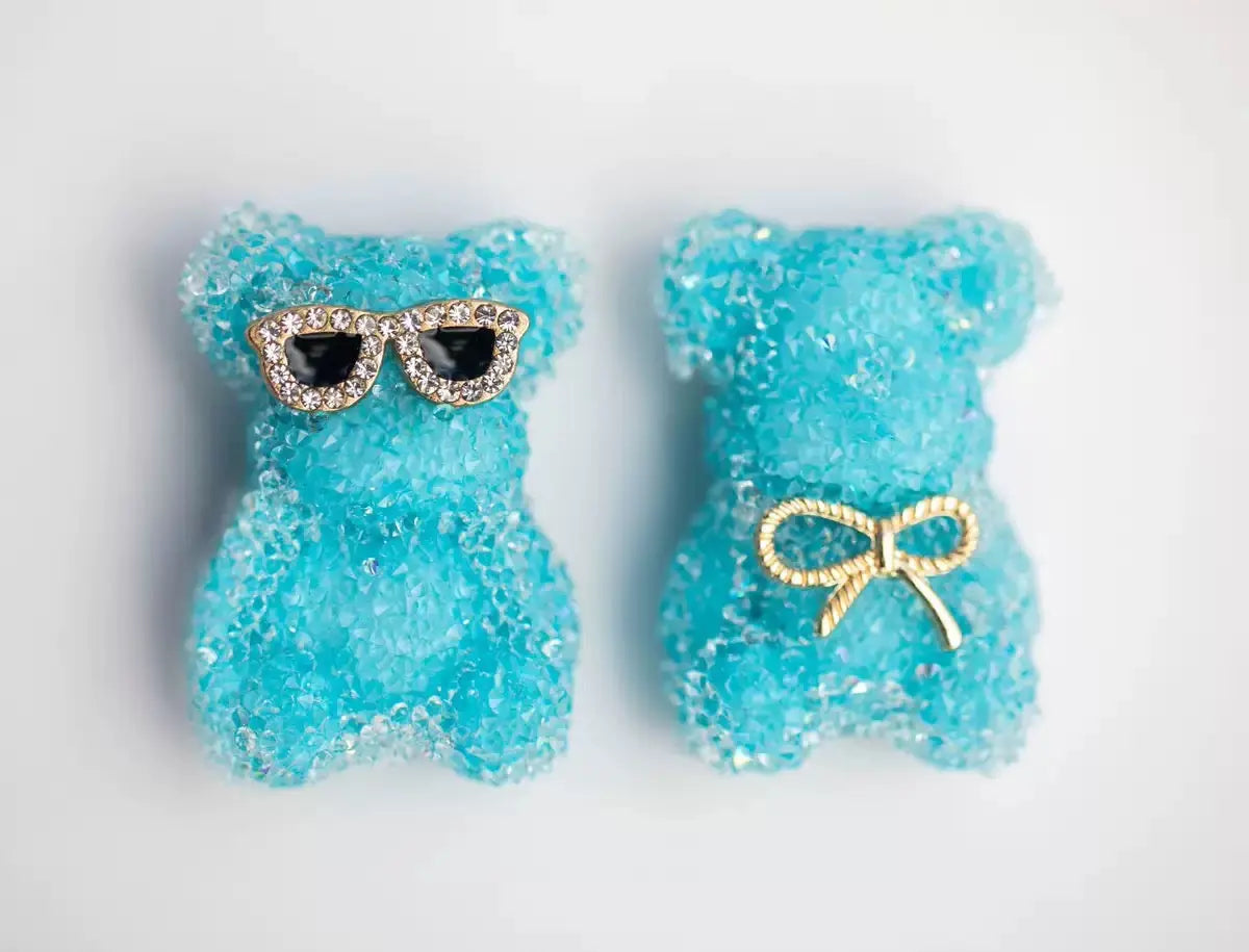 FS101377-About 24*35mm Sugar Bear Beads For Beadable Pens Keychain Making Zoe DIY Wholesale