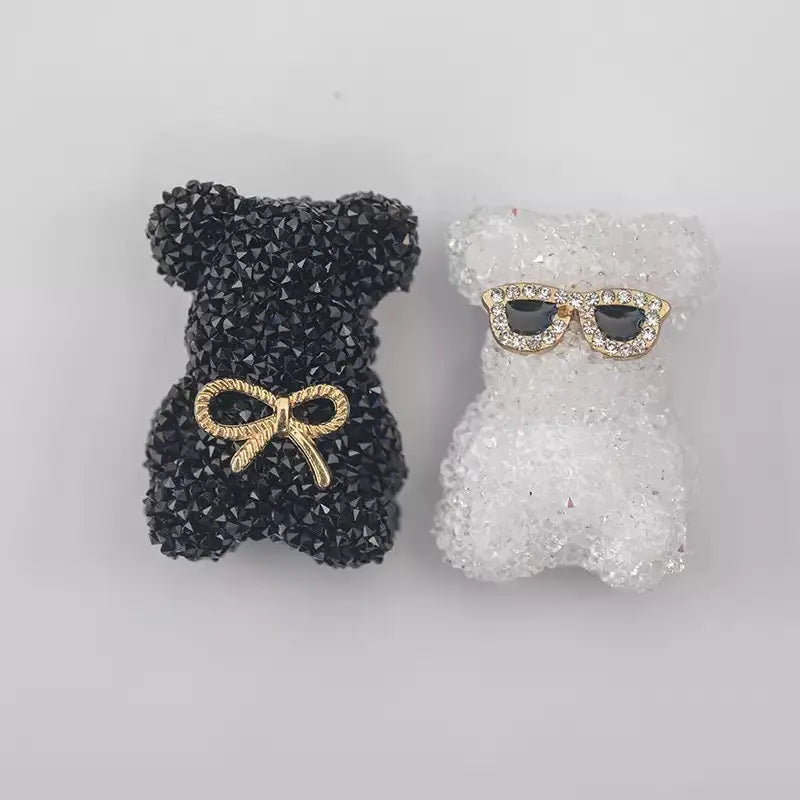 FS101377-About 24*35mm Sugar Bear Beads For Beadable Pens Keychain Making Zoe DIY Wholesale