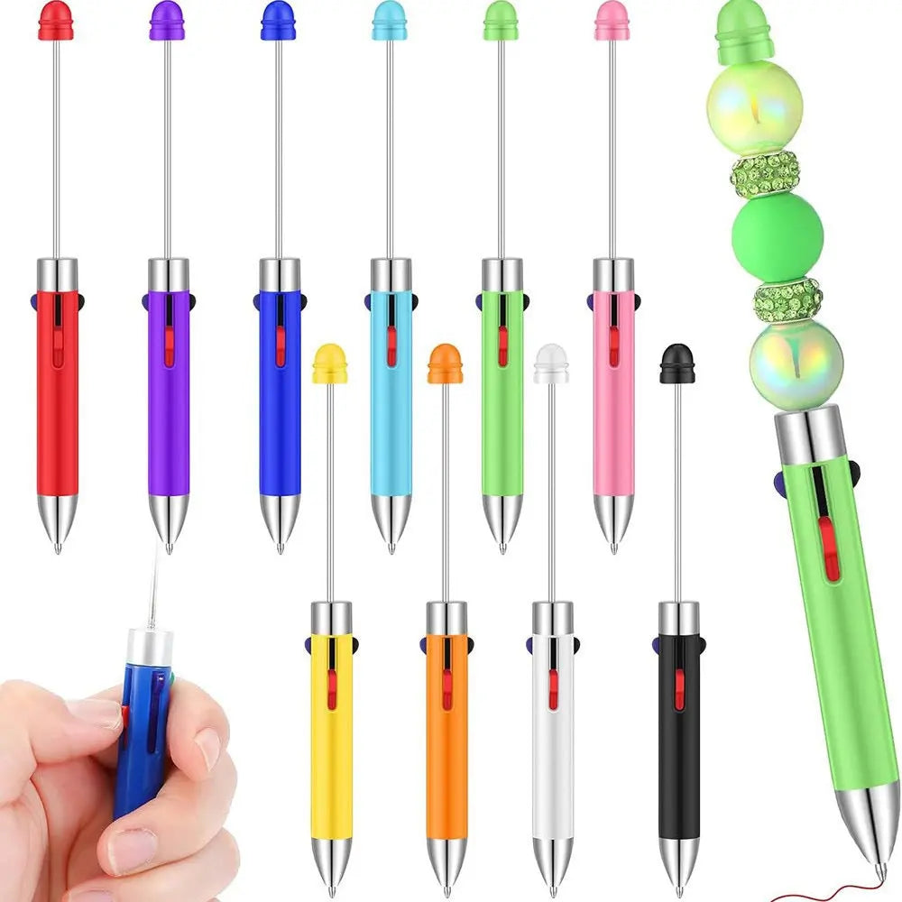 FS101391-Four Color Ink Beadable Pens Zoe DIY Wholesale