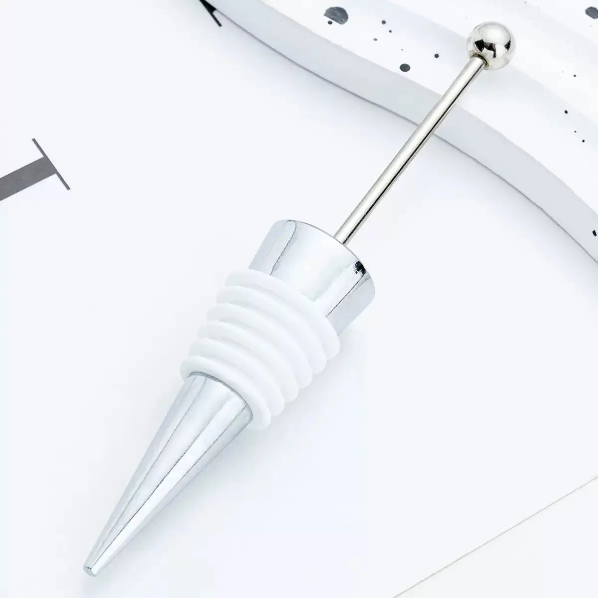 FS101424-Beadable Wine Stopper Zoe DIY Wholesale