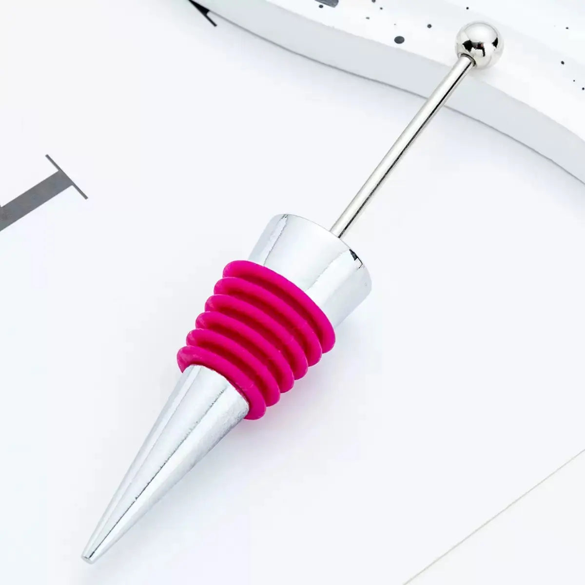 FS101424-Beadable Wine Stopper Zoe DIY Wholesale