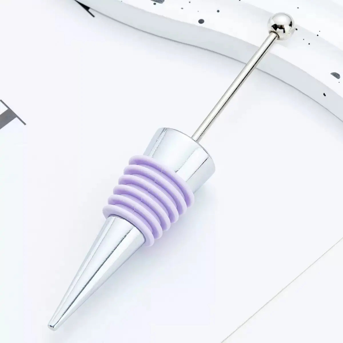 FS101424-Beadable Wine Stopper Zoe DIY Wholesale