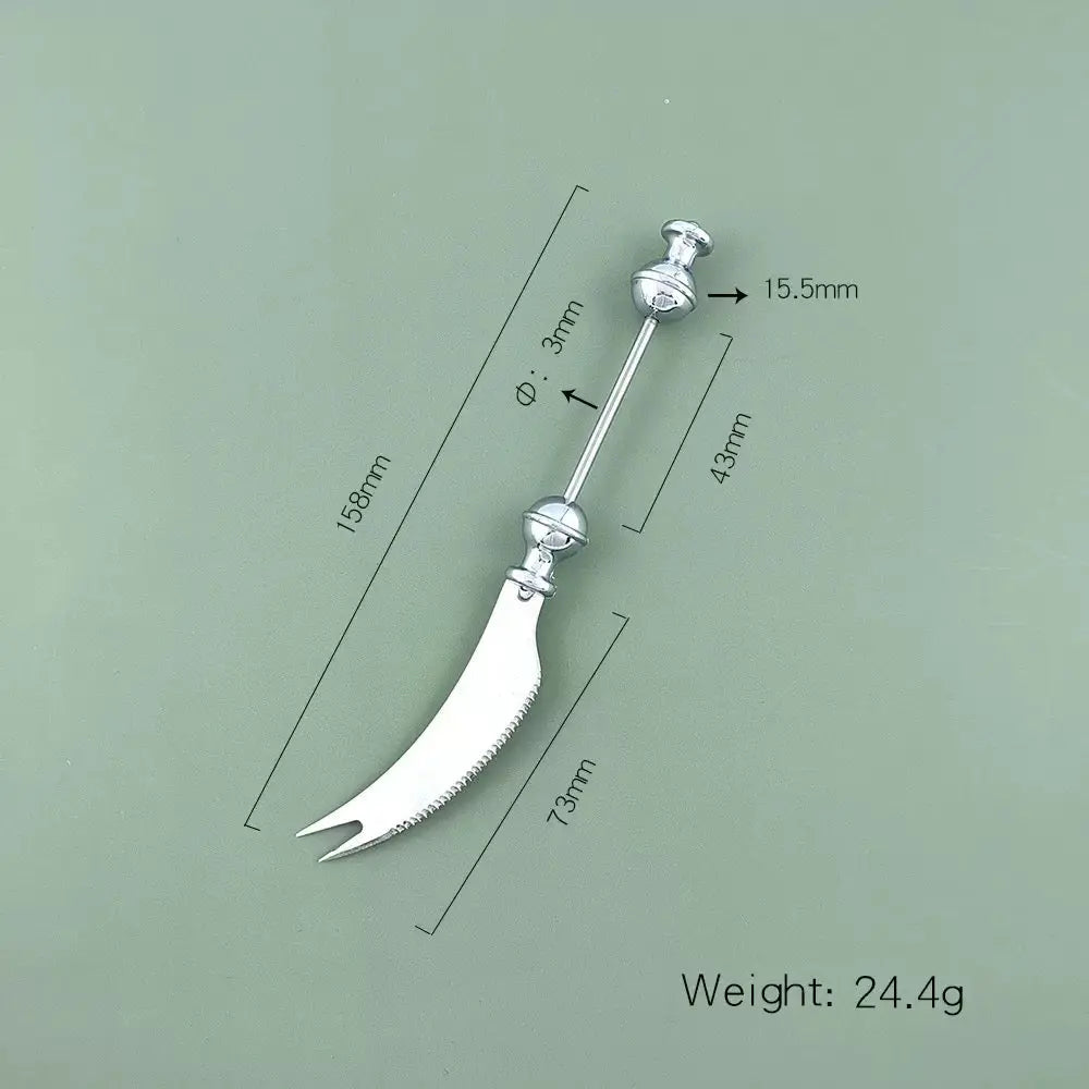 FS101438-Beadable Cheese Knife Zoe DIY Wholesale