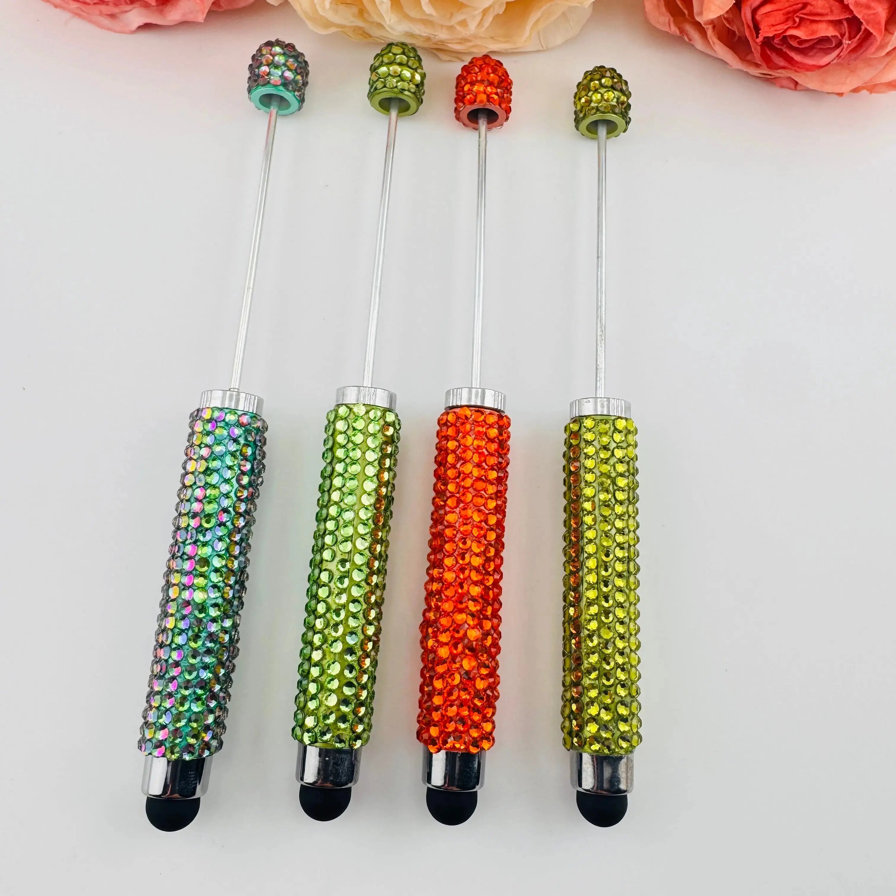 FS101597-Sparkling Touch Beadable Pen Zoe DIY Wholesale