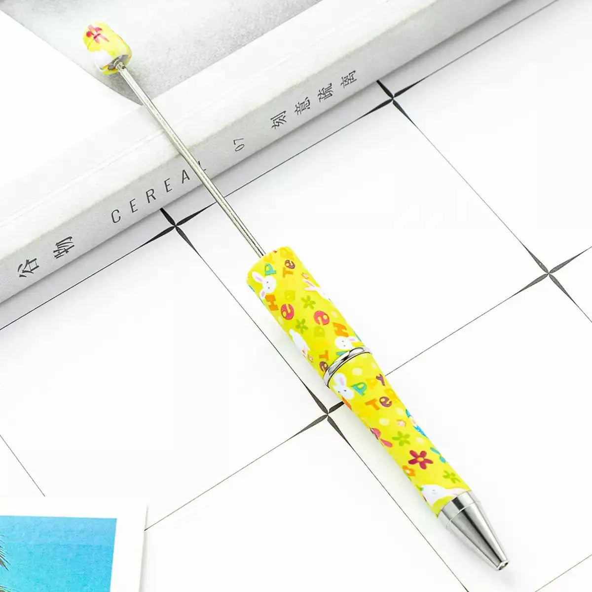 FS101702-Easter Printed Beadable Pens Zoe DIY Wholesale