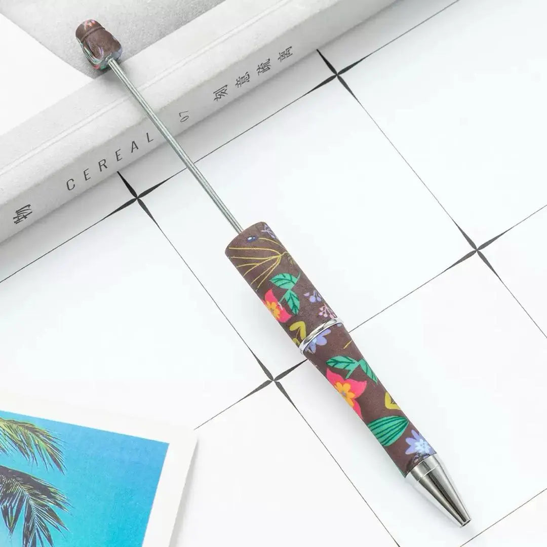 FS101708-Printed Beadable Pens Zoe DIY Wholesale