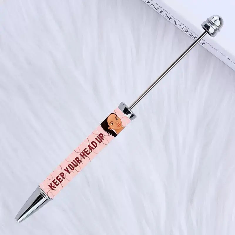 FS101738-Printed Beadable Pen Zoe DIY Wholesale