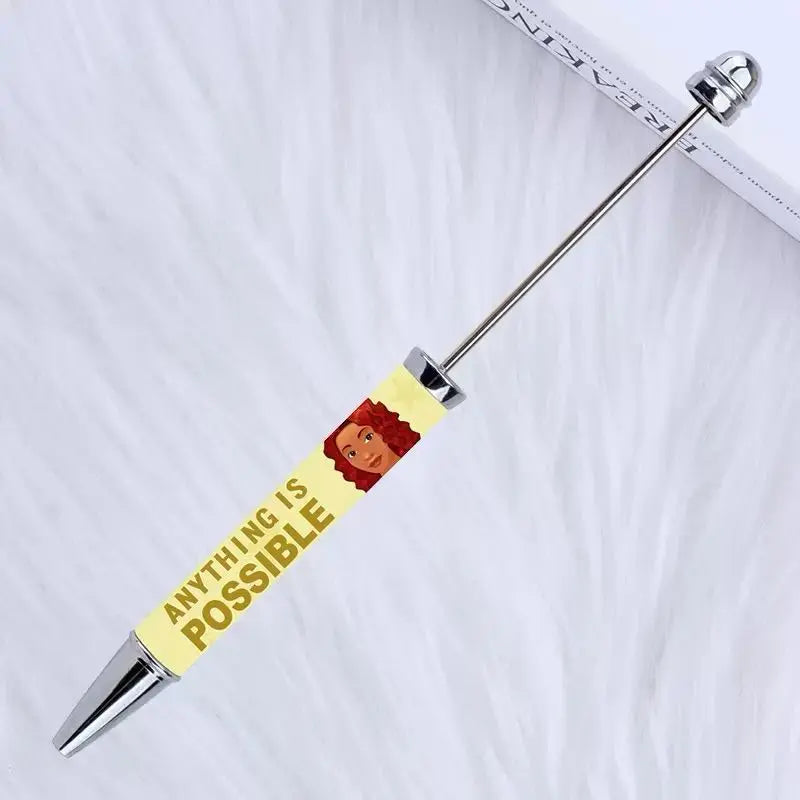 FS101738-Printed Beadable Pen Zoe DIY Wholesale
