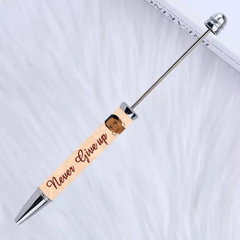 FS101738-Printed Beadable Pen Zoe DIY Wholesale