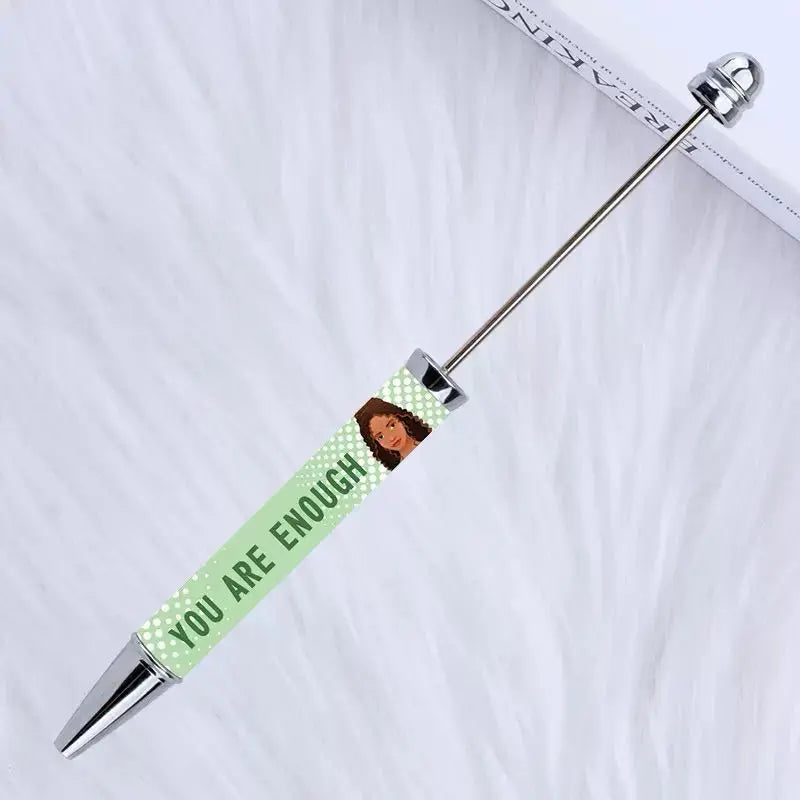 FS101738-Printed Beadable Pen Zoe DIY Wholesale
