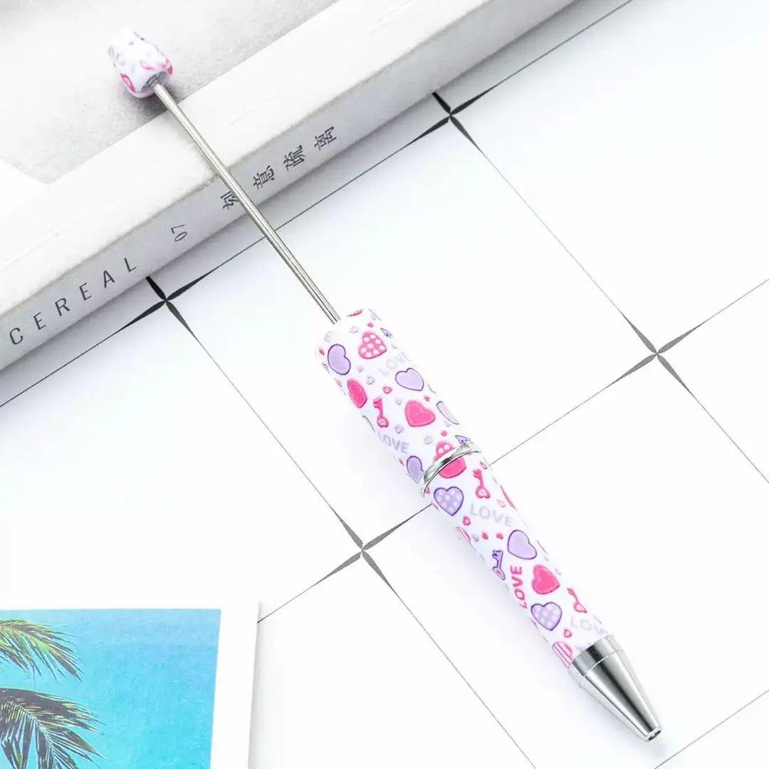 FS101750-Printed Beadable Pen Zoe DIY Wholesale