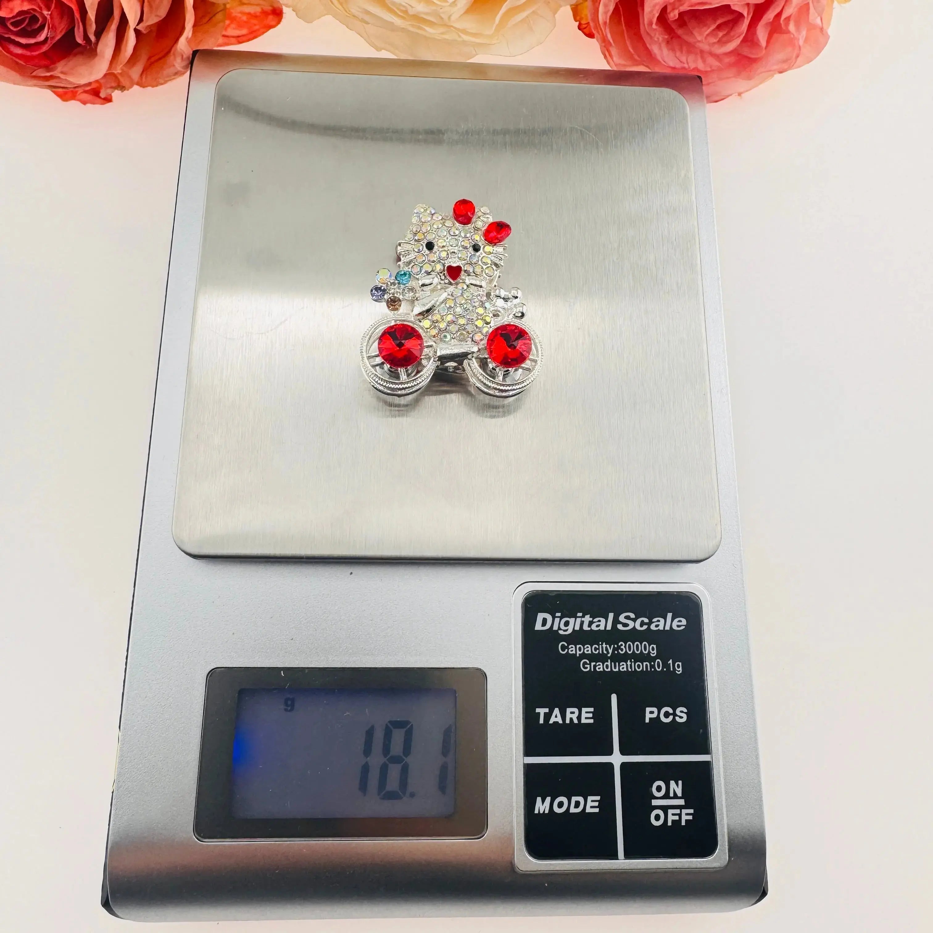 FS101780-About 33×35mm HK Bicycle Four Hole Alloy Metal Fancy Beads Zoe DIY Wholesale