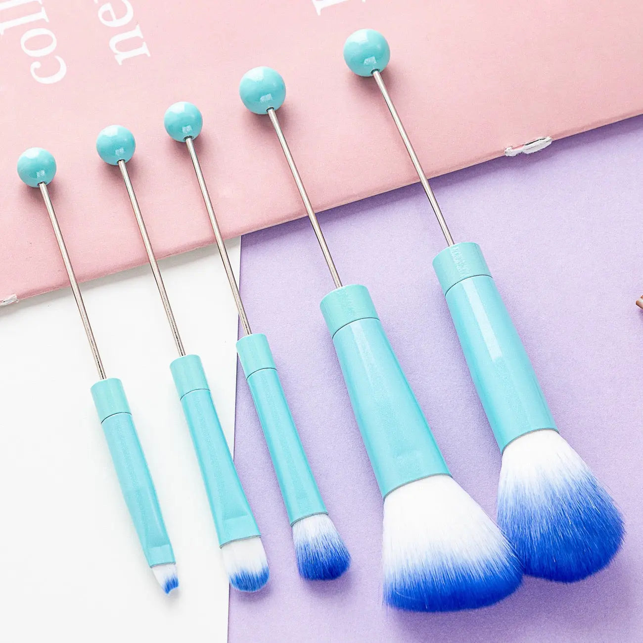 FS101795-Beadable Makeup Brushes Zoe DIY Wholesale