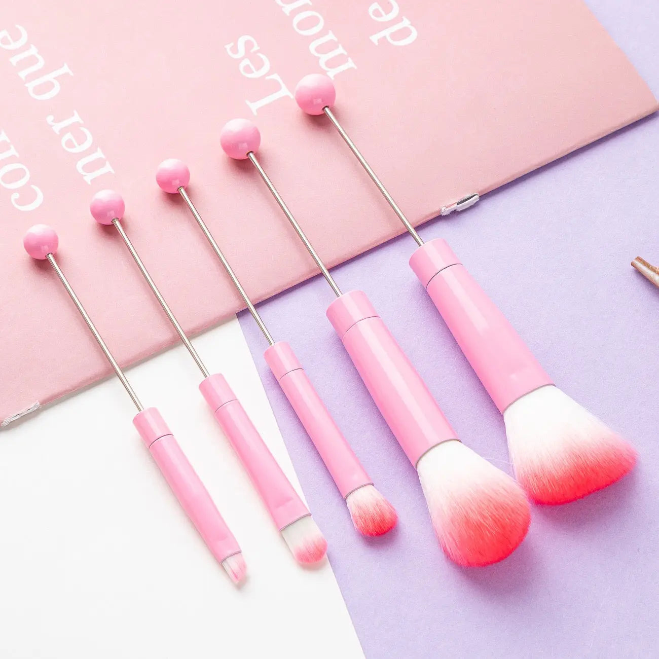 FS101795-Beadable Makeup Brushes Zoe DIY Wholesale