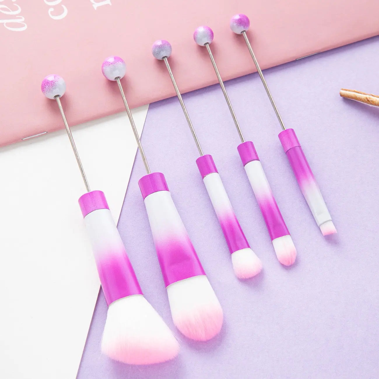 FS101795-Beadable Makeup Brushes Zoe DIY Wholesale