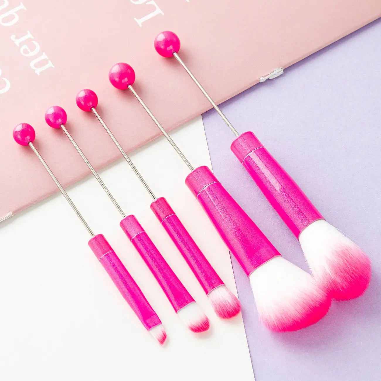 FS101795-Beadable Makeup Brushes Zoe DIY Wholesale